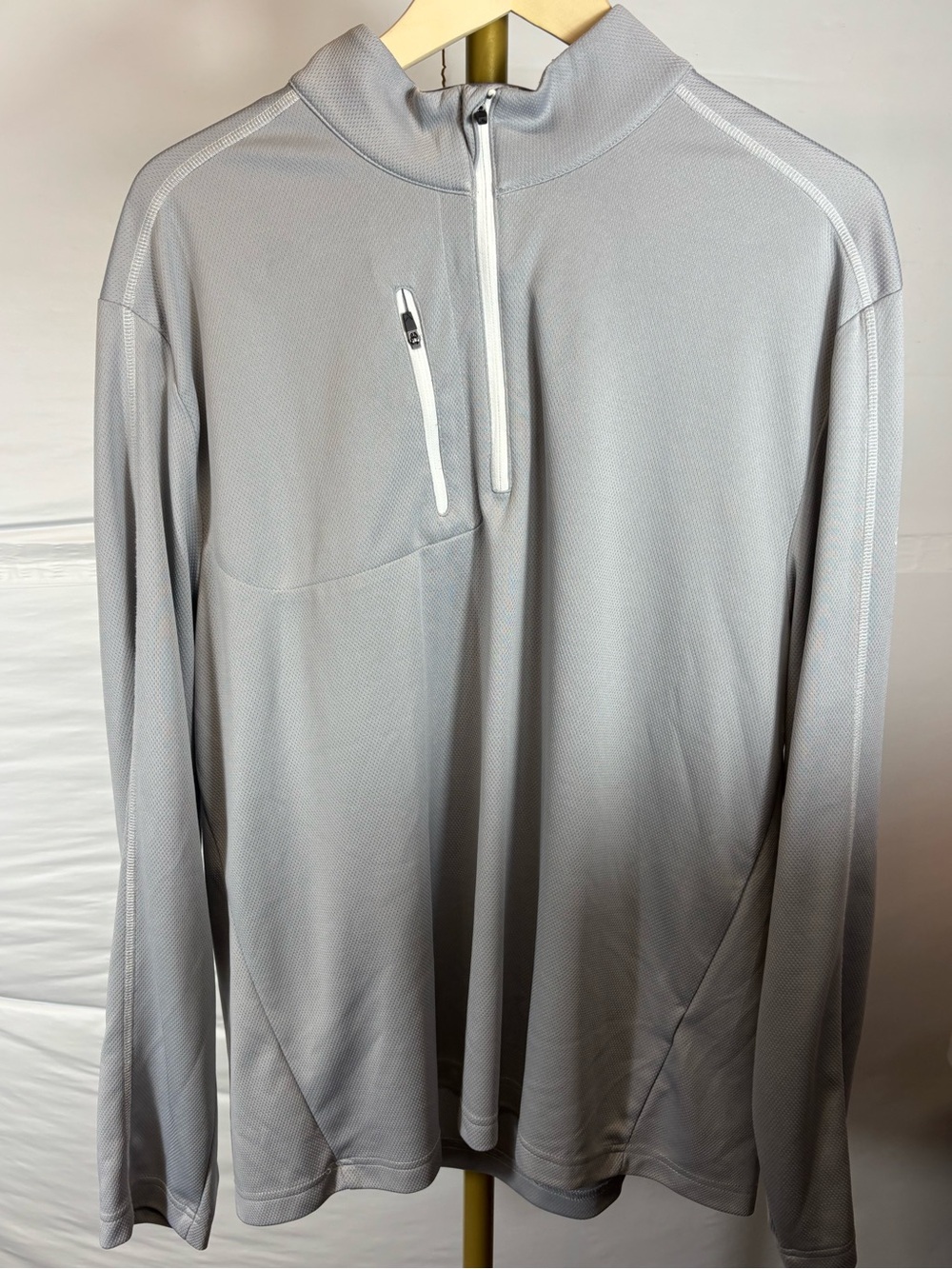 Callaway Golf Men's Lightweight 1/4-Zip Pullover "Tradewinds" gray size XL